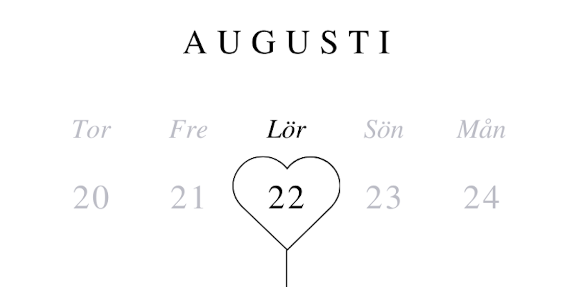 Engla & Jimmy - 22 Augusti 2026